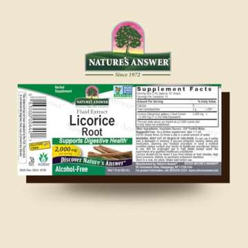 Nature's Answer Licorice Root | Herbal Supplement | Supports Digestive Health | Non-GMO & Kosher | A...
