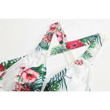 Floral One Piece Swimwear for Summer Fun - Begonia.K