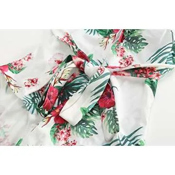 Floral One Piece Swimwear for Summer Fun - Begonia.K