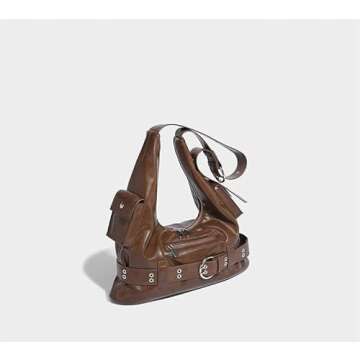 Women's Fashion Purse Cool Rock Punk hobo-Handbag Shoulder bag