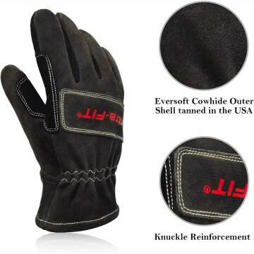NFPA 1971 Structural Fire Fighter Gloves - Heat Resistant