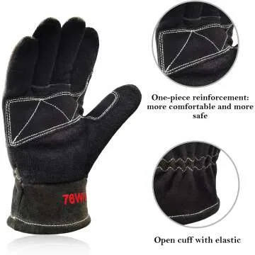 NFPA 1971 Structural Fire Fighter Gloves - Heat Resistant