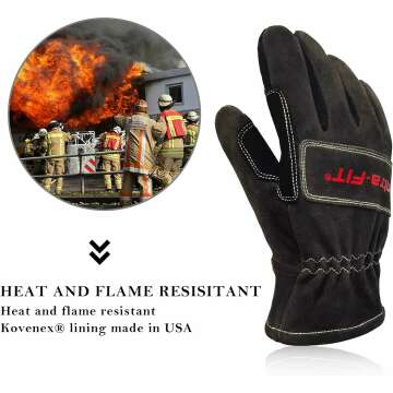 NFPA 1971 Structural Fire Fighter Gloves - Heat Resistant