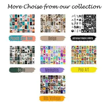 Beige Wall Collage Kit Aesthetic Pictures 50 Pcs 4x6 Inch VSCO Ins Bedroom Preppy Dorm Decor for Teen Girls Neutral Vintage Aesthetic Photos Posters Wall Collage Indie Wall Art Prints