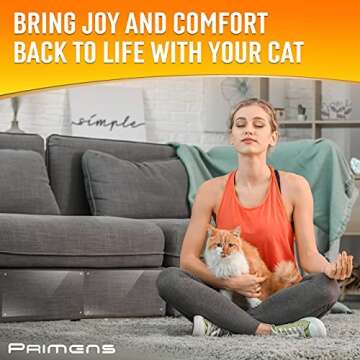 Heavy Duty Cat Scratch Deterrent Furniture Protectors for Sofa, Doors, Clear Couch Protectors from Cats Scratching, Anti Cat Scratch Tape Guards (Transparent, 10 Sheets 17x12)