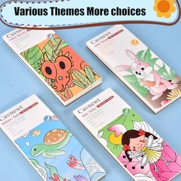 Cavnewt Pocket Watercolor Book for Kids - Travel Art Fun