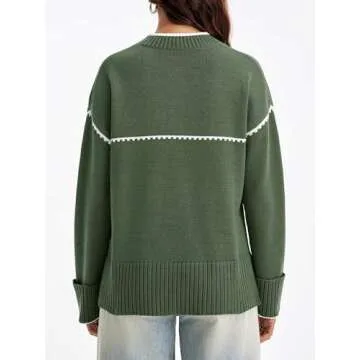 Stylish Saodimallsu Women’s Quarter Zip Sweater - Perfect Fall Top