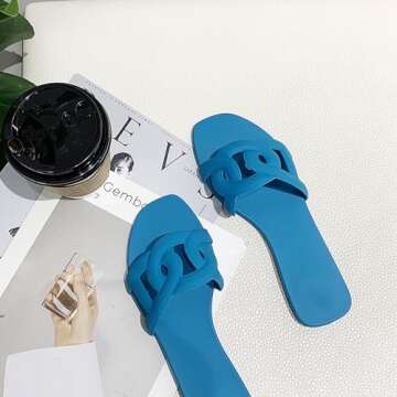 Stylish & Comfy Women's Flat Sandals - Perfect Summer Footwear