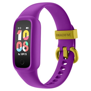 BIGGERFIVE Vigor 2 L Kids Fitness Tracker - IP68 Waterproof, Heart Rate & Sleep Monitor