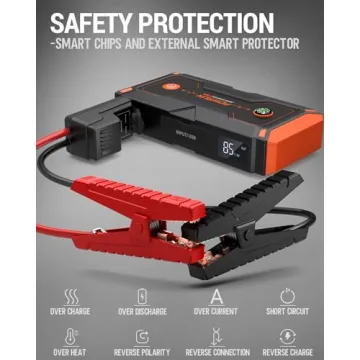 Efficient Powrun P-ONE Jump Starter - Compact and Powerful