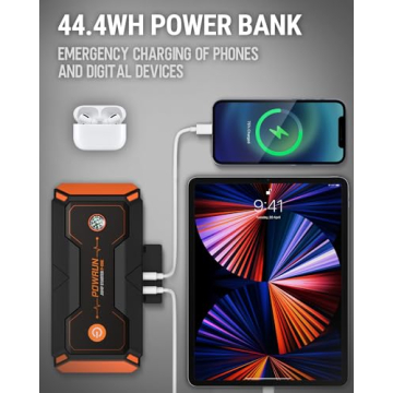 Efficient Powrun P-ONE Jump Starter - Compact and Powerful