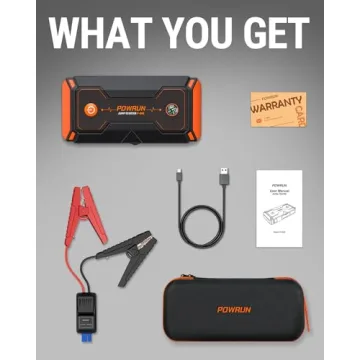 Efficient Powrun P-ONE Jump Starter - Compact and Powerful