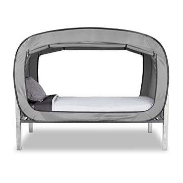 Privacy Pop Bed Tent (Twin) - Gray