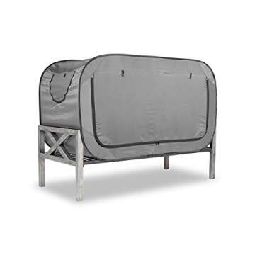 Privacy Pop Bed Tent (Twin) - Gray