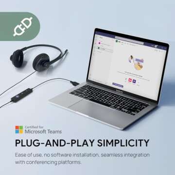 Yealink UH34 USB Headset with Noise Cancelling Mic