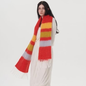 Stylish SUNDSGT Women's Oversized Scarf for Cold Weather