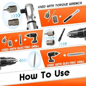 UYECOVE 40 Pcs Screw Extractor Set for Home Repair