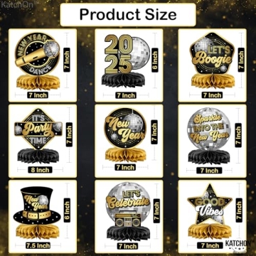 KatchOn Disco Centerpieces | NYE Table Decorations 2025