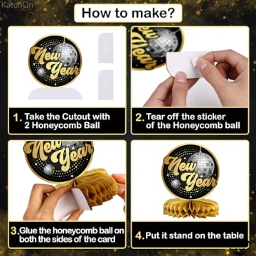 KatchOn Disco Centerpieces | NYE Table Decorations 2025