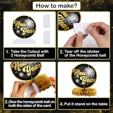 KatchOn Disco Centerpieces | NYE Table Decorations 2025