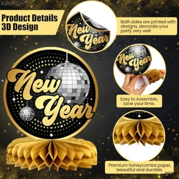KatchOn Disco Centerpieces | NYE Table Decorations 2025