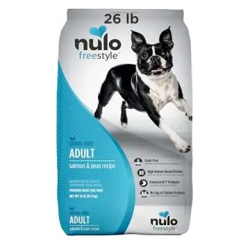 Nulo Freestyle Adult Dog Food, Premium All Natural Grain-Free Dry Small Kibble Dog Food, with BC30 Probiotic for Healthy Digestion, and High Animal-Based Protein with no Chicken or Egg Alternatives