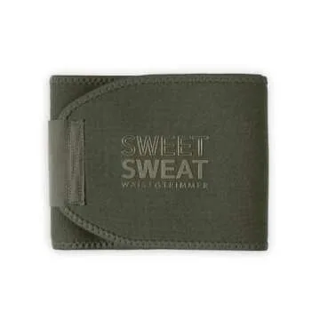 Sweet Sweat Waist Trimmer - Adjustable Sweat Band for Gym Workouts and High Intensity Training