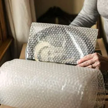 Duck Brand Bubble Wrap Roll, 3/16" Original Bubble Cushioning, 12" x 175', Perforated Every 12" (1053440), Clear