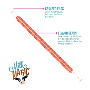 Milk Magic Flavoring Straws - 4-Packs, Fun for Kids!