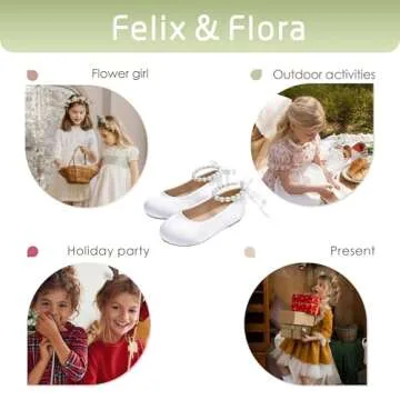 Felix & Flora Ballet Shoes for Girls - Comfort & Style