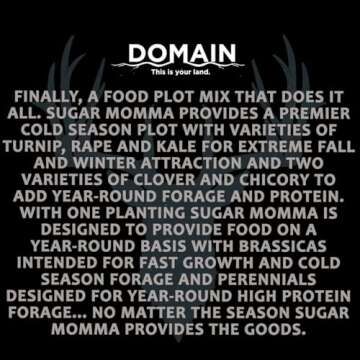 Domain Sugar Momma Food Plot Seed for Deer Attraction