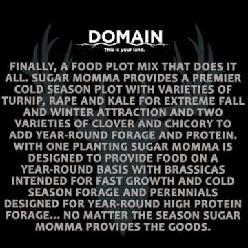 Domain Sugar Momma Food Plot Seed for Deer Attraction