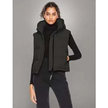 Orolay Women's Cropped Puffer Vest - Warm & Stylish Outerwear