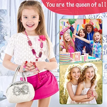 PASEMM 36pc Jewel Rings for Little Girls' Dress Up