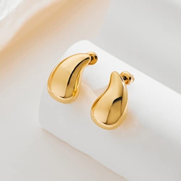 MUYAN Gold Small Waterdrop Earrings Set for Women