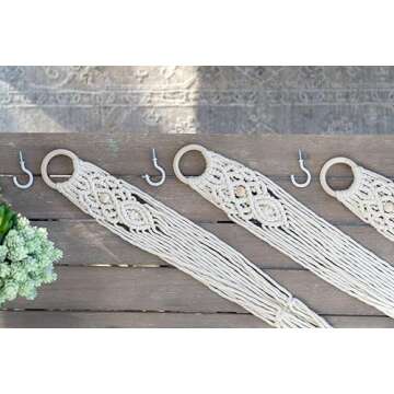 Macrame Plant Hanger Pack of 3 | Boho Indoor Decoration