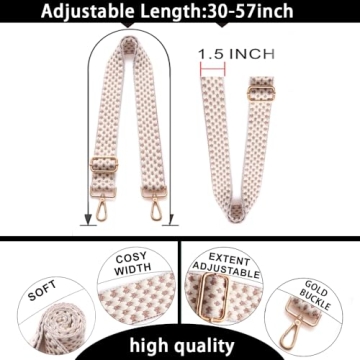 Adjustable Purse Strap Replacement for Women Handbags