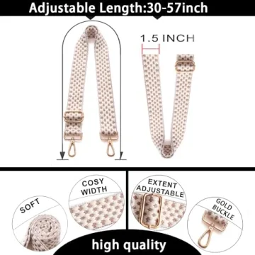 Adjustable Purse Strap Replacement for Women Handbags