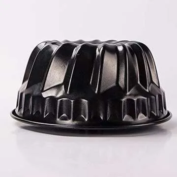 Webake 7 Inch Fluted Tube Pan Non-stick, Heavy Duty Carbon Steel Kugelhopf Cake Baking Mold for 6QT 8QT Insta Pot