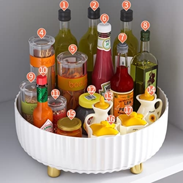 Elegant Saclsocs 2-Pack Rotating Makeup Organizer