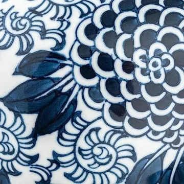 Elegant Ceramic Ginger Jar with Removable Lid for Home Decor