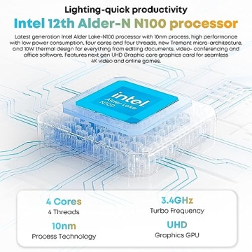 CHUWI MiniBook X 2-in-1 Portable Laptop - 10.51" Touchscreen