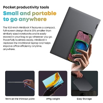 CHUWI MiniBook X 2-in-1 Portable Laptop - 10.51" Touchscreen