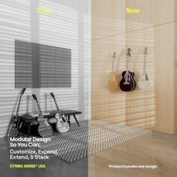 Elegant String Swing Guitar Hanger for Home and Studio
