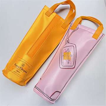 Stylish Insulated Wine Tote for Safe Beverage Transport