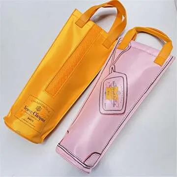 Stylish Insulated Wine Tote for Safe Beverage Transport