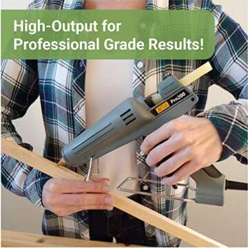 AdTech High-Output Hot Melt Glue Gun & Glue Sticks Kit