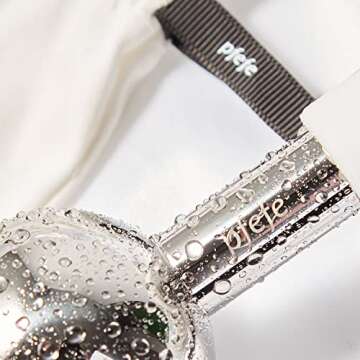 pfefe Ice Globes for Face & Eyes, Unbreakable Stainless Steel Cryo Sticks for Beauty Routines, Facials Cold Roller Cooling Globes for Puffiness, Wrinkles, Dark Circles, Headaches