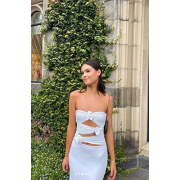 Stylish Women 3D Flower Halter Midi Dress for Every Occasion