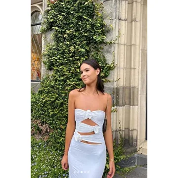 Stylish Women 3D Flower Halter Midi Dress for Every Occasion